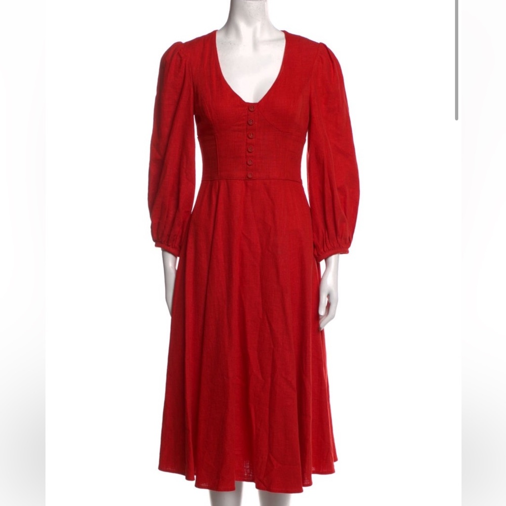 Staud midi dress